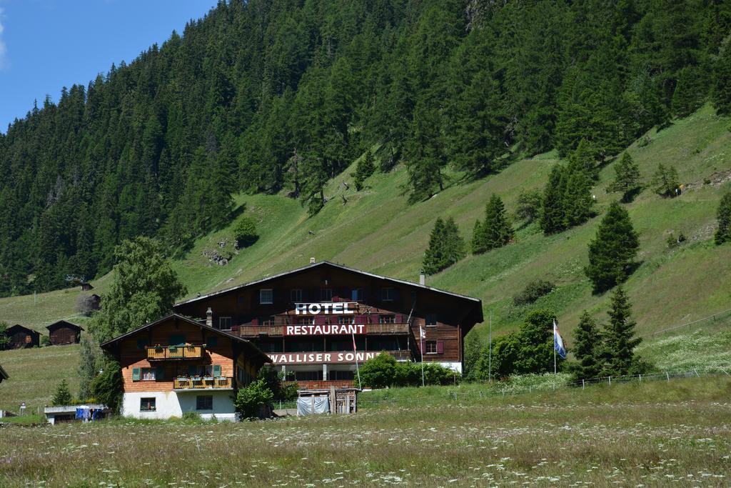 Hotel Restaurant Walliser Sonne Reckingen Esterno foto
